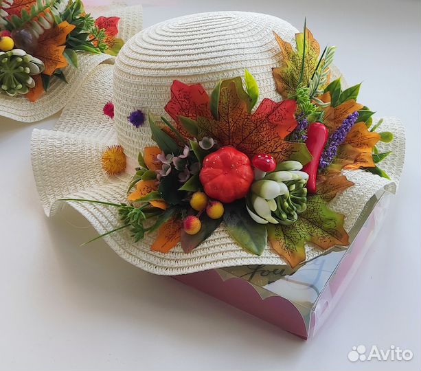 Шляпка день осени. Карнавальный костюм. Раз 48-52