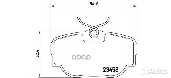 Колодки тормозные land rover discovery 98-04/RA