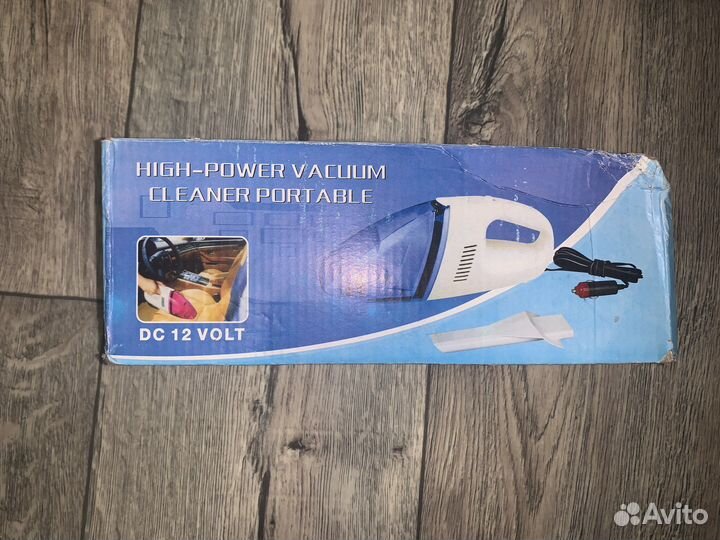 Пылесос автомобильный новый