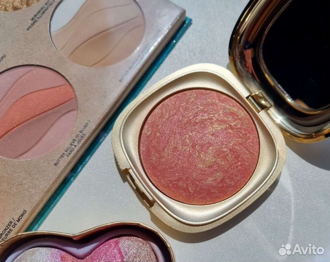 Палитра теней Kiko milano,бронзер,румяна,хайлайтер