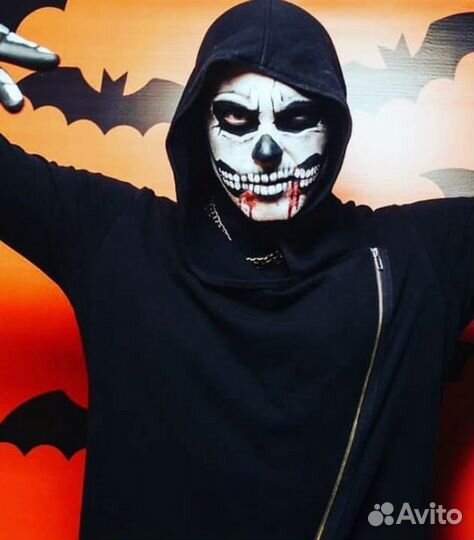 Грим на хэллоуин аквагрим взрослый/детский