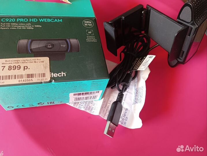 Веб-камера, logitech C920 HD PRO