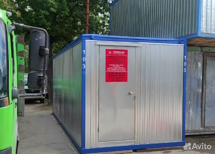 Дачная бытовка блок контейнер. Сборка и доставка