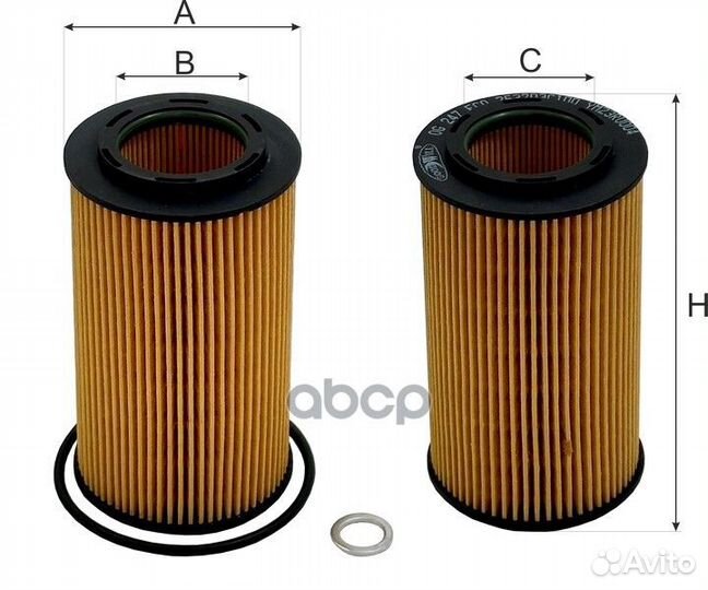 Фильтр масляный hyundai, KIA