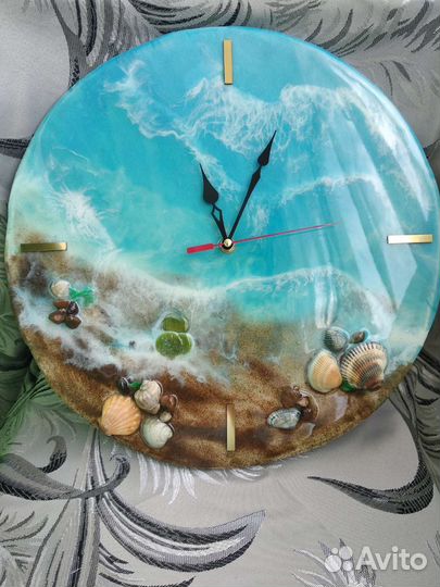 Часы из эпоксидной смолы, 