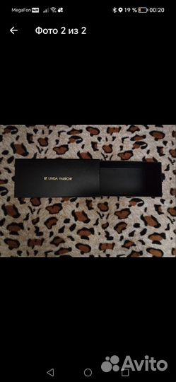 Коробка от очков linda farrow (оригинал)