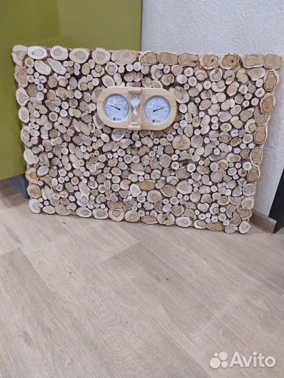 Пано из можжевельника 3Д, размер 85*60