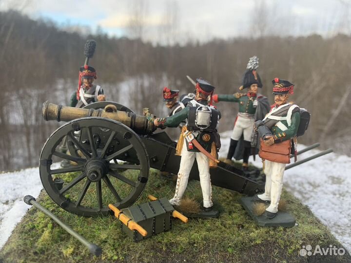 Пушкари 1812 г оловянные солдатики миниатюры