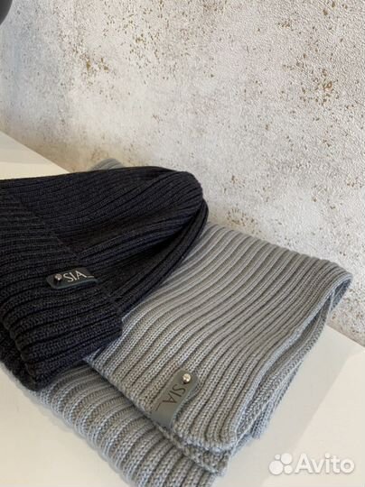 Шарф вязаный длинный ручная работа