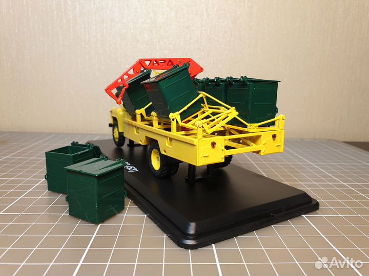 Контейнерный мусоровоз М-30 на базе газ-53 SSM1493