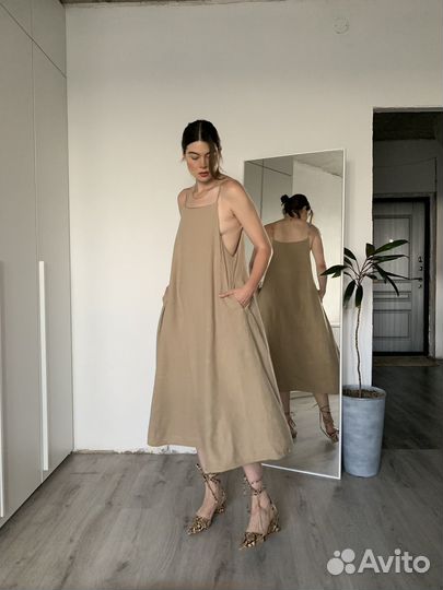 Сарафан лен