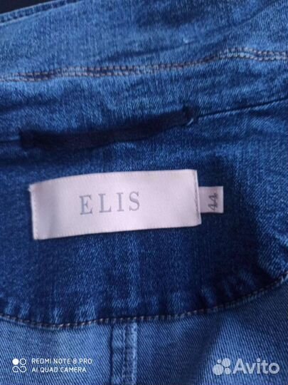 Джинсовое платье-плащ