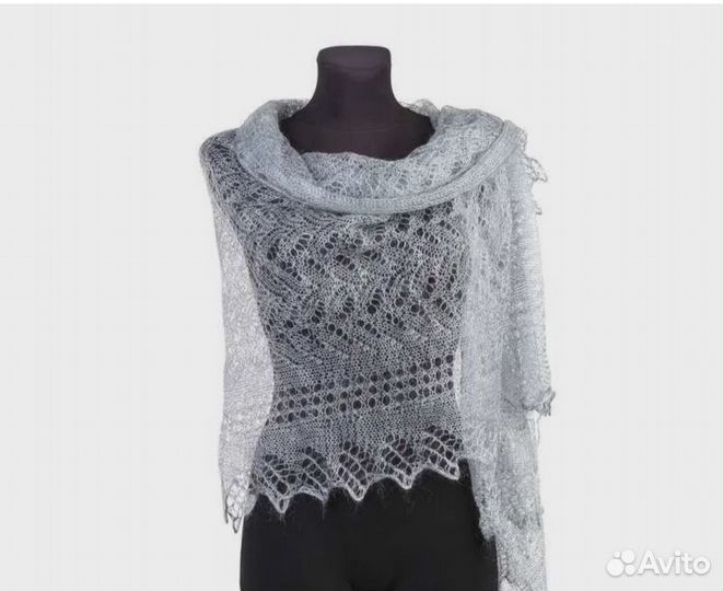 Оренбургский пуховый платок паутинки и палантины