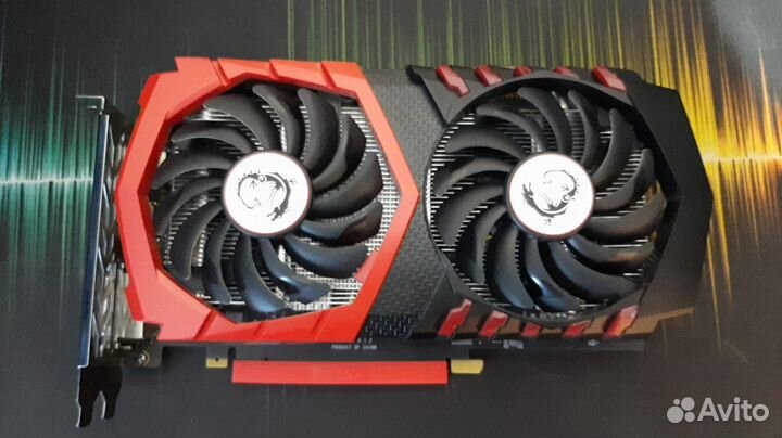 Видеокарта MSI Gaming X Geforce GTX 1050Ti