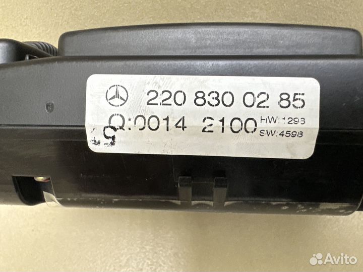 Блок климата задний Mercedes W220
