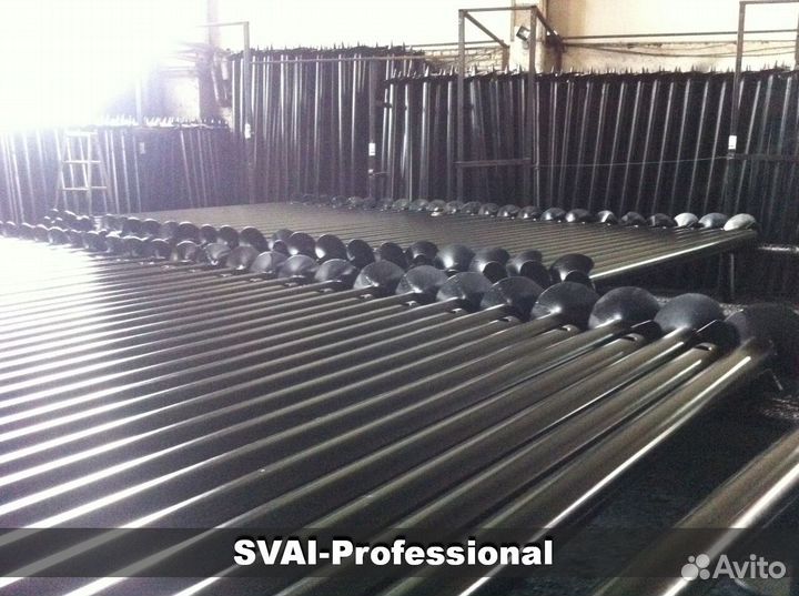 Винтовые сваи, закрутка сваи