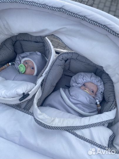 Коляска для двойни Hartan