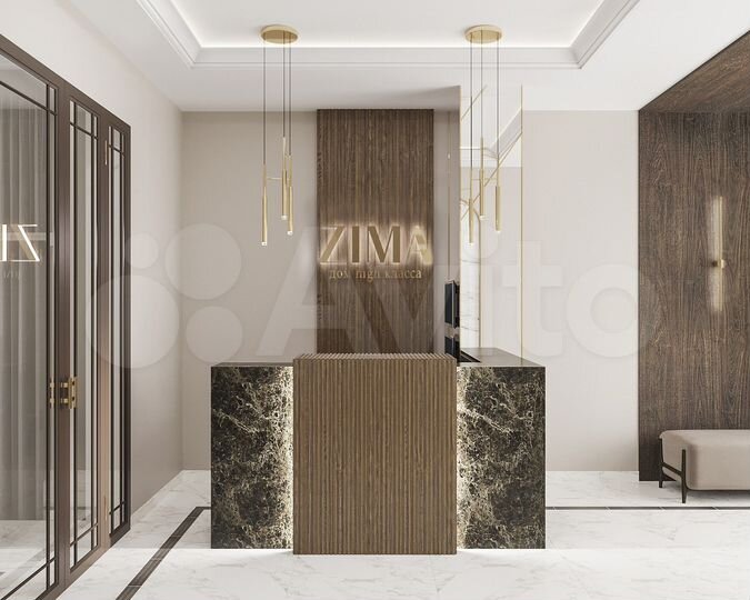 2-к. квартира, 61,2 м², 17/23 эт.