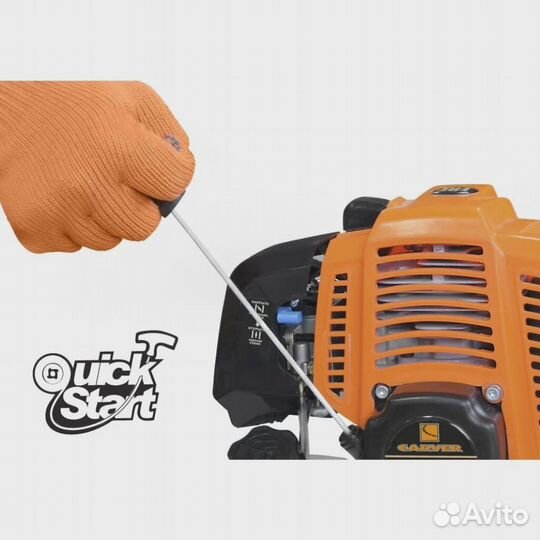 Бензотриммер carver V-0,52см3, 2,0л.с,диск+леска