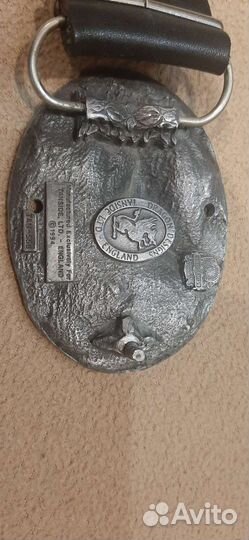 Мужской кожаный ремень Tanside Bull terrier