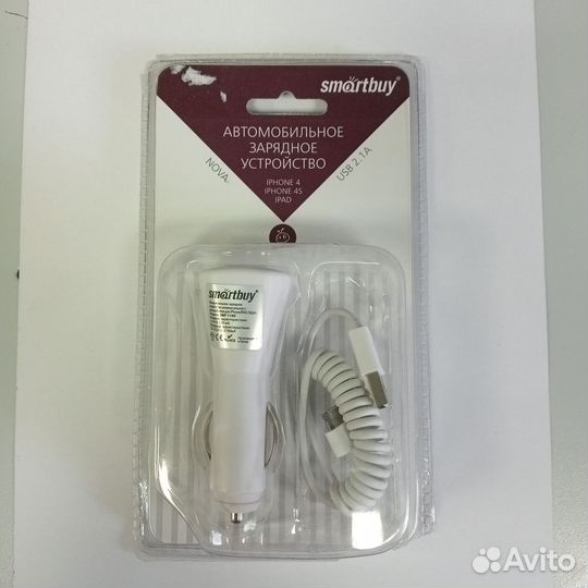 Авто зарядное устройство iphone4