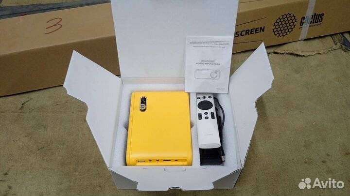 Проектор wanbo с рулонным экраном 150/150