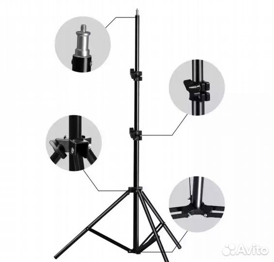 Штатив металлический 2м с резьбой 1/4