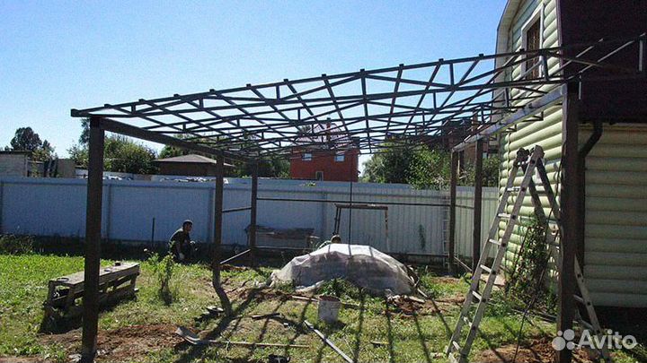 Навес из поликарбоната