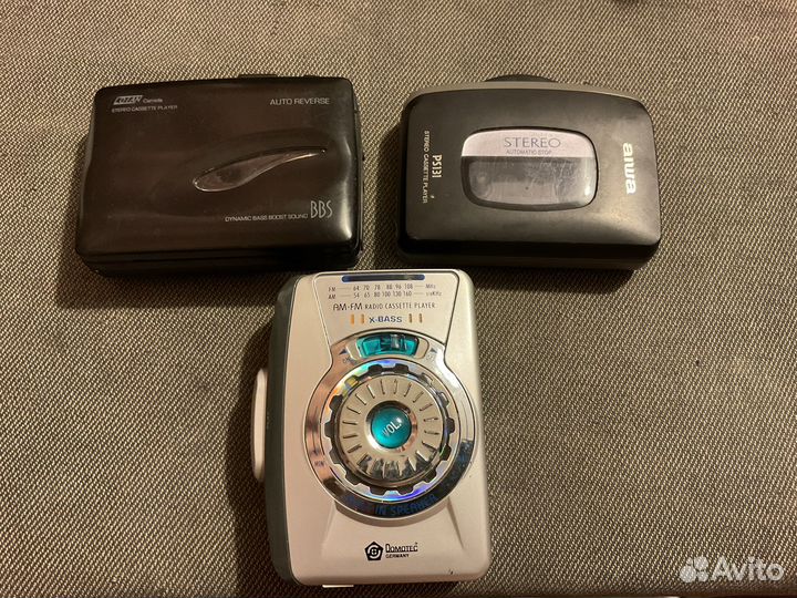 Кассетные аудио плееры на запчасти