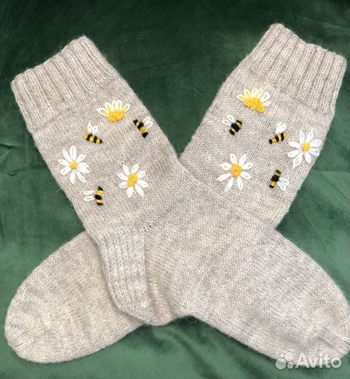 Носки вязаные ручной работы