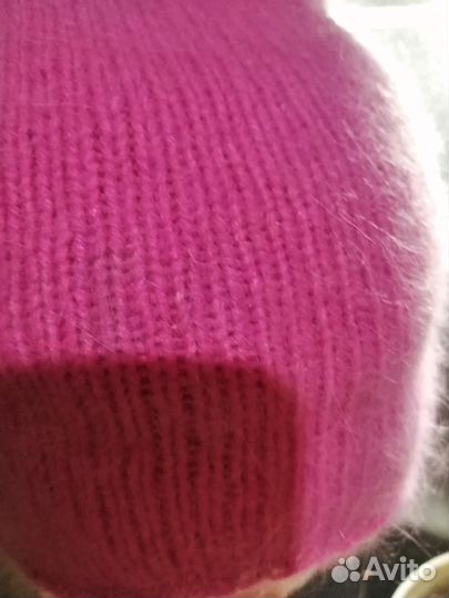 Шапка из пуха норки, сезон осень /весна