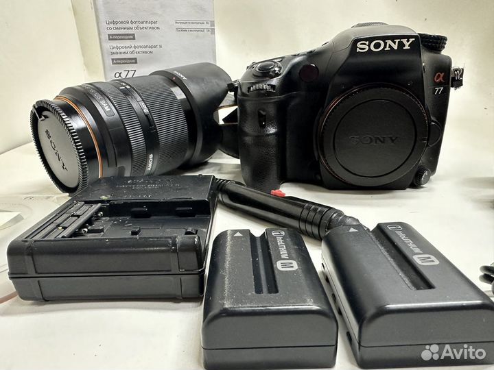 Фотоаппарат sony Alpha 77 (SLT-77M) Zoom Lens Kit