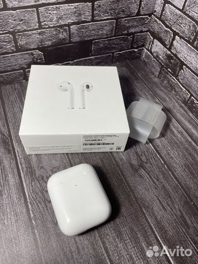 Airpods 2 Оригинал с беспроводной зарядкой