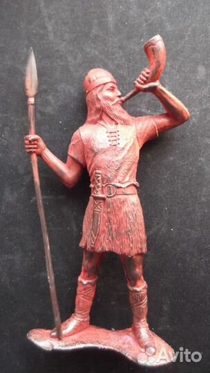 Солдатик викинг с копьём. Редкий. дзи. СССР
