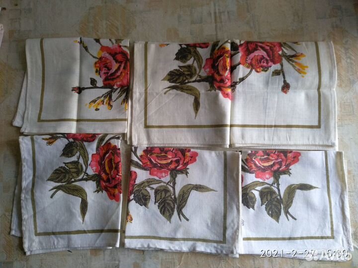 Салфетки +полотенца времён СССР