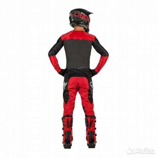 Мотоштаны Oneal mayhem-hexx-pants red-black