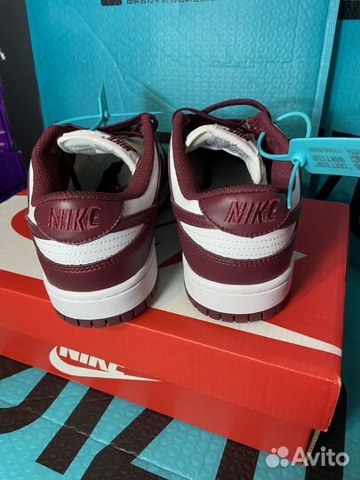 Кроссовки Nike Dunk Low Cherry Бордовые Оригинал