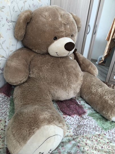 Плюшевый медведь огромный