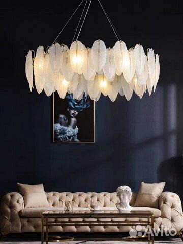 Люстра потолочная светодиодная "Перья ангела" купить в Москве | Товары ...