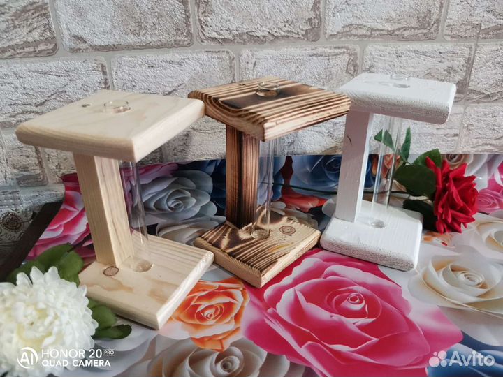 Кашпо с колбой