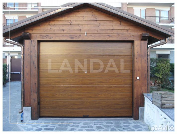 Секционные подъёмные гаражные ворота