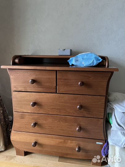 Тумба детская с пеленальным столиком