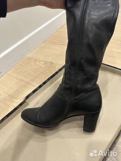 Сапоги женские натуральная кожа