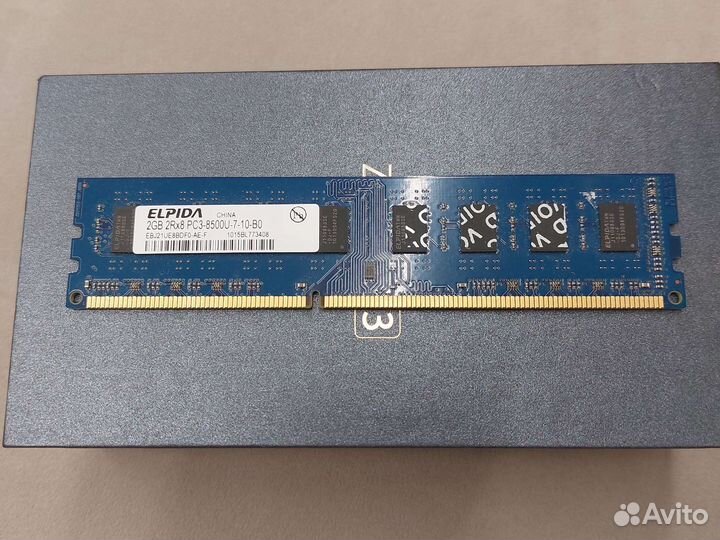 Оперативная память Elpida ddr3 2 gb PC3-10600