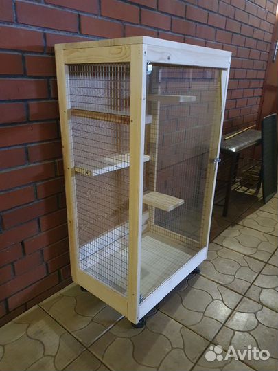Клетка-витрина для шиншилл