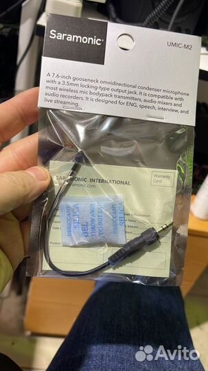 Микрофон Saramonic umic-m2 Boya BY-M1Pro