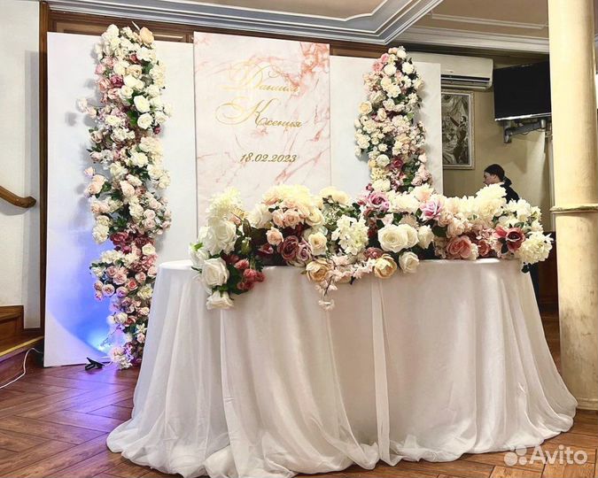 Свадебное оформление, декор, флористика