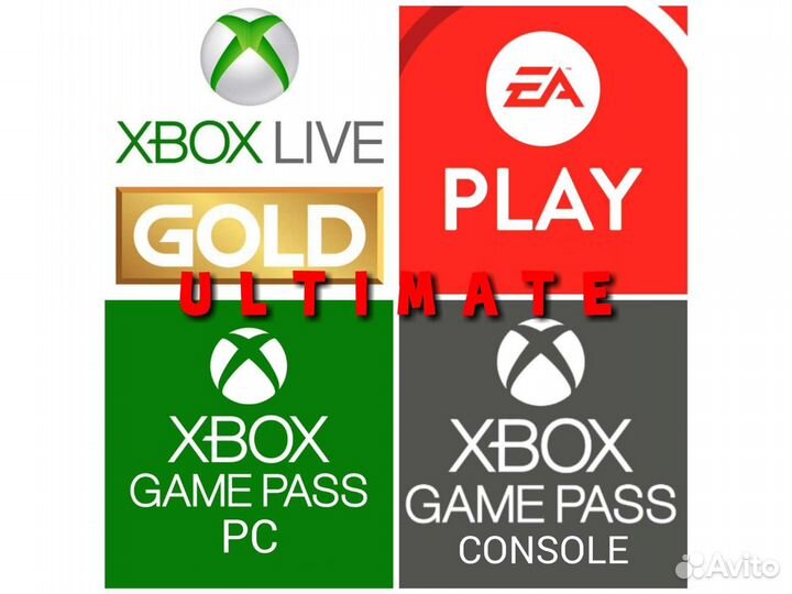 Подписки Xbox Game Pass Ultimate Live Gold EA Play
