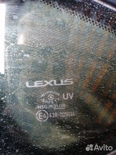 Стекло двери заднее левое Lexus Nx