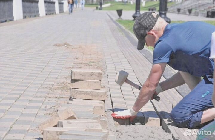 Тротуарная плитка с завода